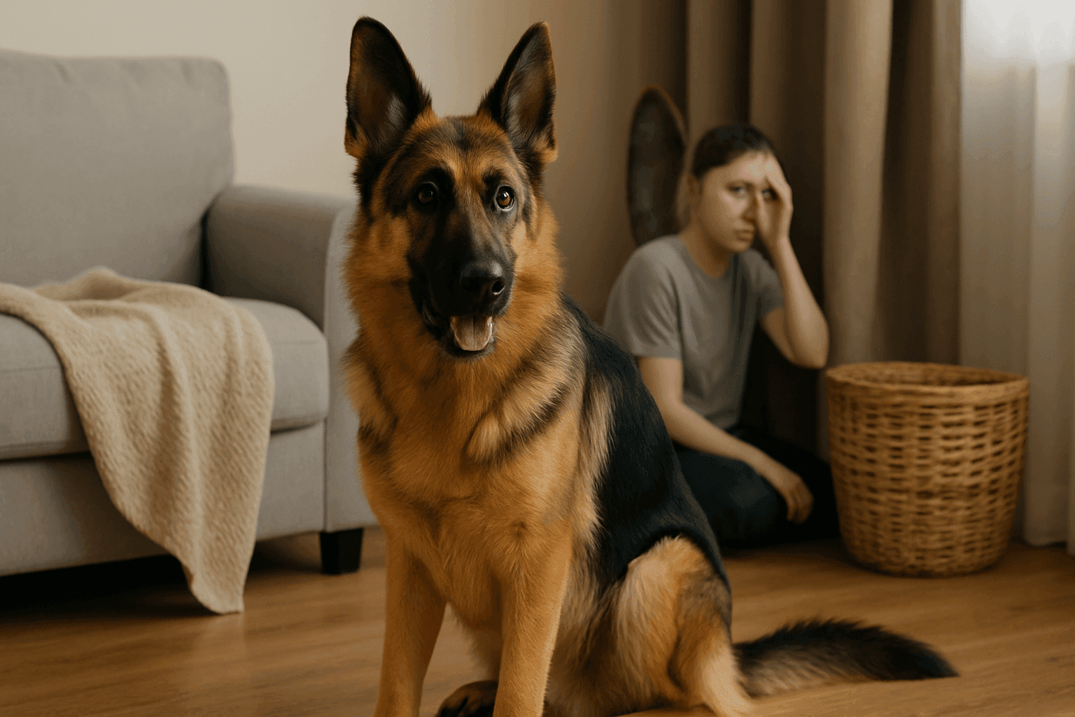 German Shepherd Protective Instinct vs. Anxiety Disorders: How to Tell the Difference