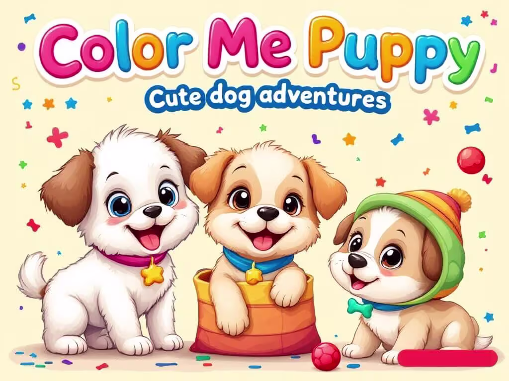 Puppy Dog Printable Coloring Pages for Kids and Pet Lovers