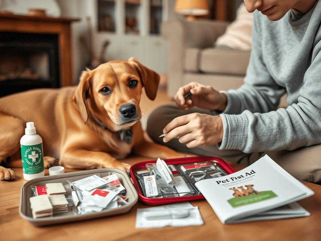 homemade dog first aid kit